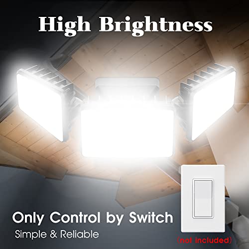 LED Flood Lights Outdoor 70W, 7000lm Floodlights, High Brightness Exterior Lighting Fixtures 6000K Cold White with IP66, Outdoor Lights for House, Yard, Garden,Playground