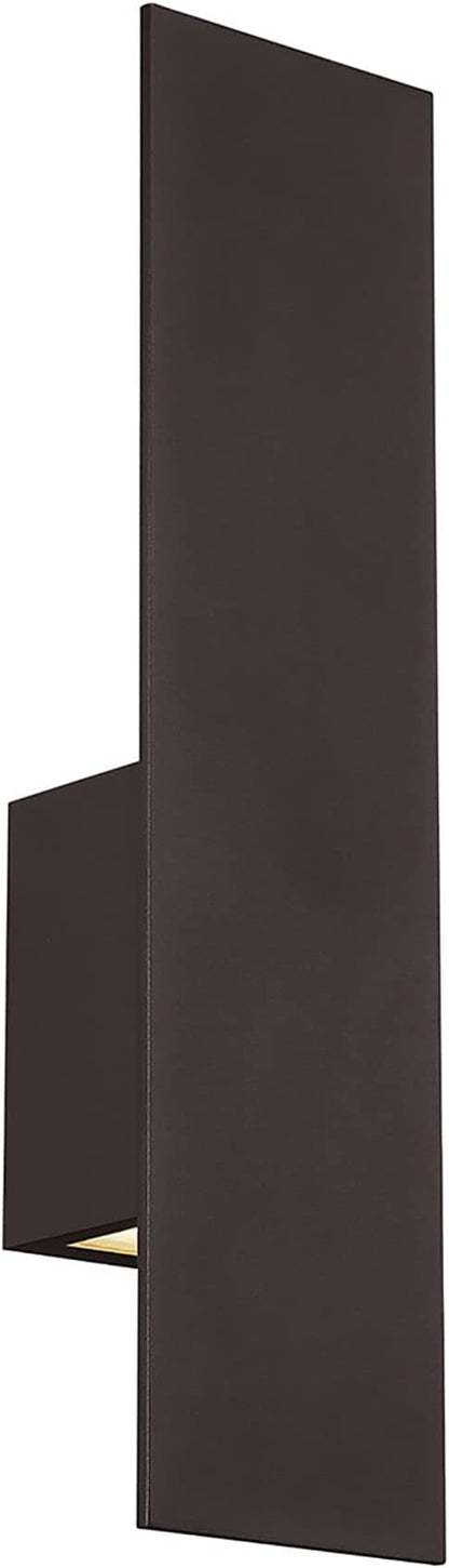 WAC Lighting dweLED, Icon 20in LED Indoor and Outdoor Wall Light 3000K in Bronze