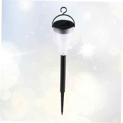 Luxshiny LED Solar Lawn Light Outdoor Waterproof Colorful Solar Garden Path Light with Ground Stake, Seven-Color Changing Landscape Lamp for Yard and Patio Decoration