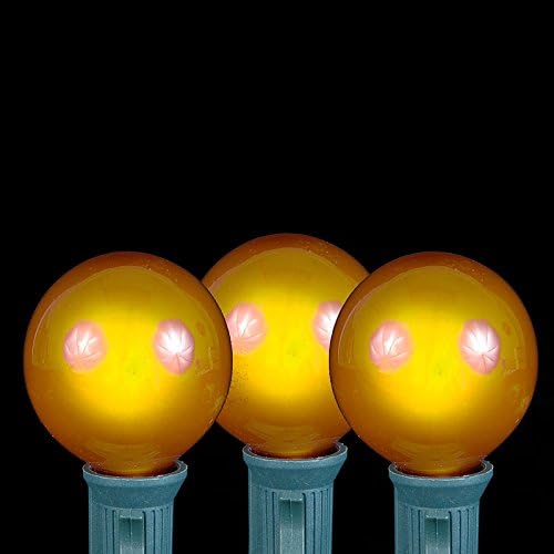 100 Foot G40 Outdoor Patio String Lights with 125 Yellow Globe Bulbs – Indoor Outdoor String Lights – Market Bistro | Lumora