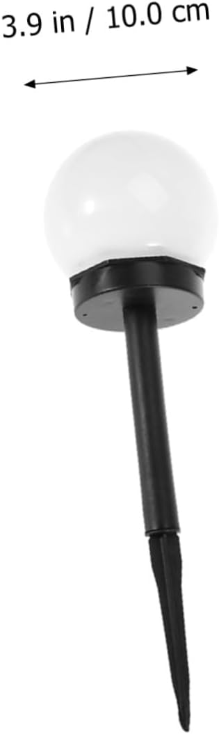 2pcs Solar Lawn Lights Warm Waterproof Ground Plug Landscape Path Lights for Outdoor Garden and Courtyard Decoration