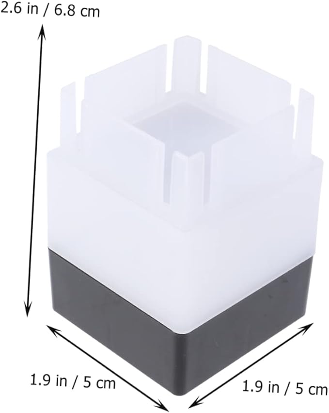 DOITOOL 4pcs Solar Fence Light Warm White Led Corridor Garden Lamp Outdoor Landscape Lighting for Courtyards and Patios Automatic Night Activation