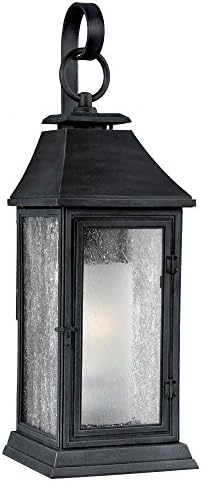 Generation Lighting-Sean Lavin-One Light Outdoor Wall Sconce in Transitional Style-7.38 Inch Wide by 19.13 Inch Tall-Dar