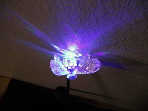 Set of 1 Solar Garden Stake Lights with Color Changing LED or Regular White LED Landscape Path Lights (1 Piece) (Bee)
