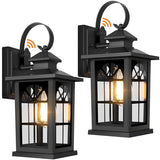 BesLowe 2-Pack Dusk to Dawn Outdoor Wall Light Fixtures, 100% Aluminum