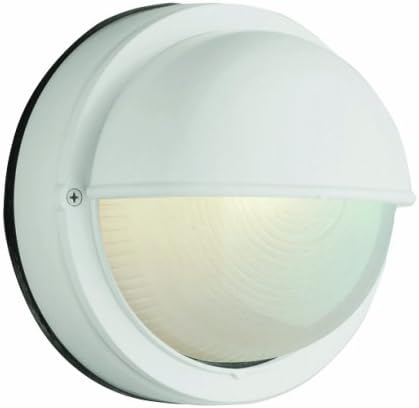 TRANS GLOBE Lighting TG4121 RT One Bulkhead Outdoor-Post-Lights, 8-Inch, Multi | Lumora