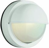 TRANS GLOBE Lighting TG4121 RT One Bulkhead Outdoor-Post-Lights, 8-Inch, Multi | Lumora