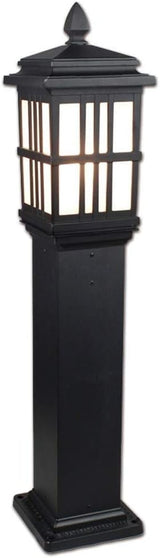Lights Outdoor Exterior Outdoor Post Lantern with Beveled Clear Glass Traditional Antique Street Light Column Lamp | Lumora