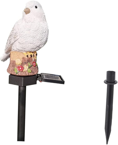 VICASKY 1pc Solar Seagull Decorative Light Garden Pathway Lamp Outdoor Seabird Design Led Lawn Light