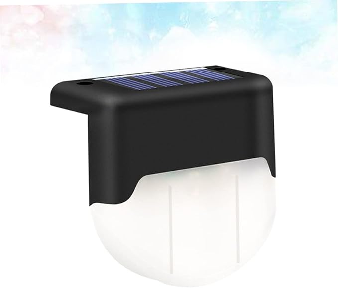 Gadpiparty 1pc Solar Powered Led Stairs Light Warm Handrail and Fence Lamp for Outdoor Use Easy to Install Weather Resistant Stair Lighting
