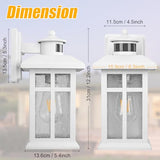 2 Packs Motion Sensor Outdoor Lights, Outside Light Fixtures for House
