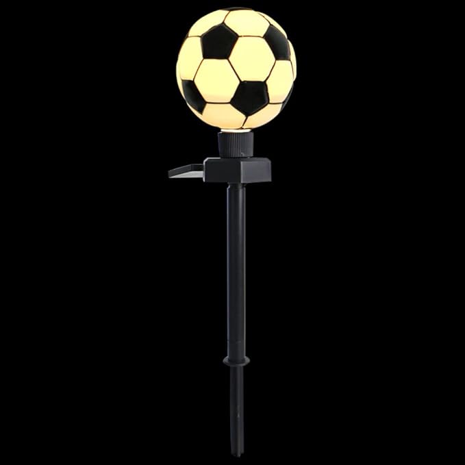 GANAZONO Solar Garden Stake Lamp Decorative Soccer Light for Yard Led Lawn Lamp Solar-Powered Patio Decorations