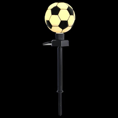 GANAZONO Solar Garden Stake Lamp Decorative Soccer Light for Yard Led Lawn Lamp Solar-Powered Patio Decorations