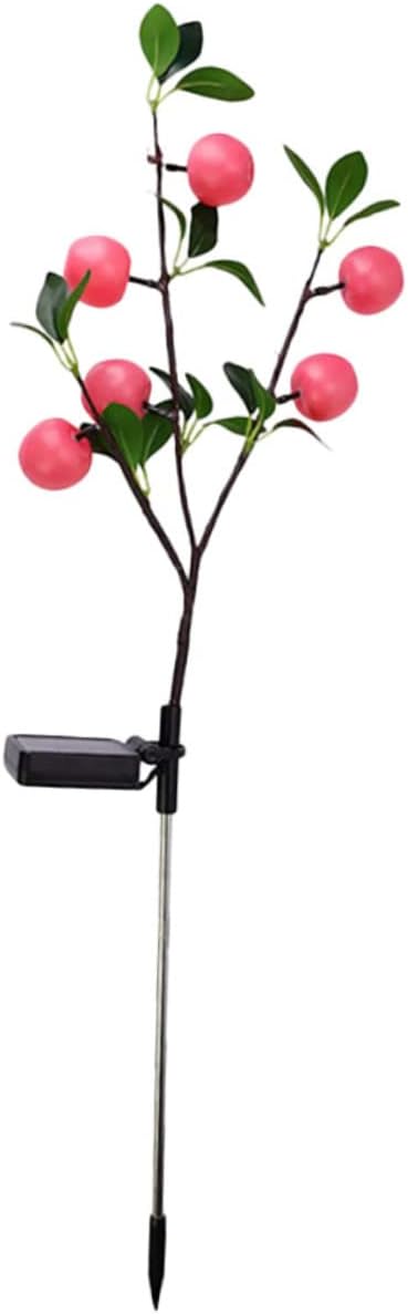 VICASKY Led Lights for Outside Decorative Garden Stake Lights Auto Off Solar Pathway Lamp Apple Shape Ground Stake | Lumora