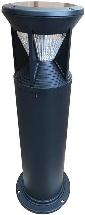 KASTLITE Dusk to Dawn Solar LED Bollard Light - 2W, 4000K Neutral White Light, 266 Lumens, All-in-One Design, 18 Hour Run Time, Replaceable LiFePO4 Battery, for Pathways and Walkways