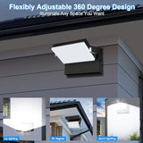 120W Modern Sleek Flood Light 18000LM, 360° Rotatable Areas Light