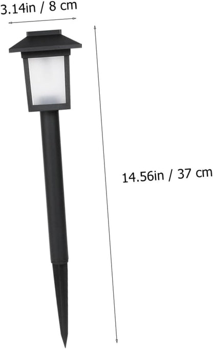 Uonlytech 4Pcs Solar Garden Lights Outdoor LED Ground Insert Lamps for Pathways Lawn Patio Landscape Lighting