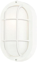Westinghouse 6783500 Traditional One-Light Outdoor Wall Fixture, White Finish, White Glass Lens | Lumora