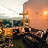 Lightdot 150FT Outdoor String Lights, LED Bistro String Lights with Shatterproof G40 Vintage Bulbs, 2200K Dimmable | Lumora