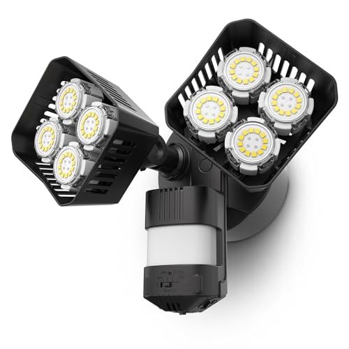 SANSI 7000LM Motion Sensor Outdoor Lights Hardwired