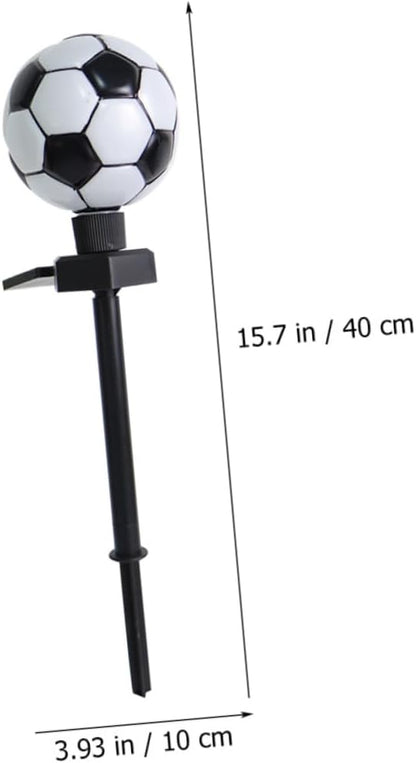 Soccer Shaped Solar Lawn Light Outdoor Decorative Garden Stake Lamp Durable Solar Lighting for Courtyard Patio Garden and Pathway Warm Glow for Nighttime Ambiance