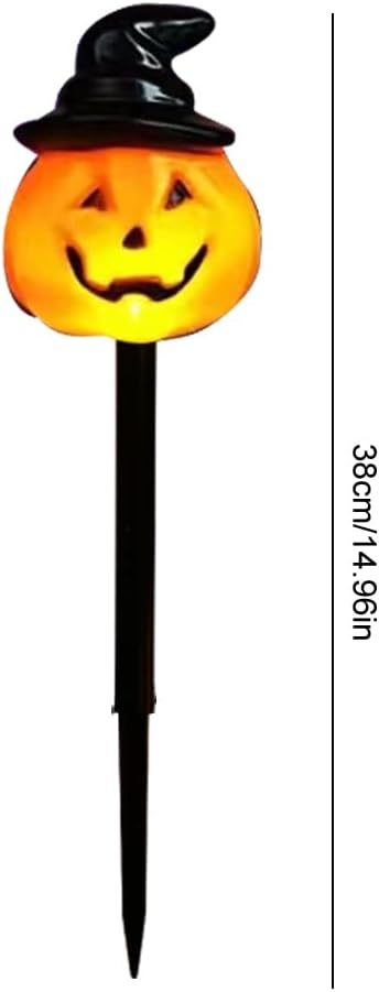 5pack Solar Halloween Skull Lights Decorations Outdoor, Waterproof Skull Solar Pathway Lights, Solar Halloween Garden Lights Scary Skeleton LED Lights for Patio Lawn Yard Garden (C)