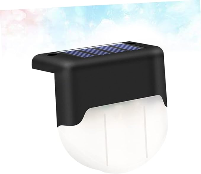 POPETPOP Solar Powered Stair Lamp Outdoor Led Handrail Fence Light Easy Installation Warm Lighting for Steps Decks | Lumora