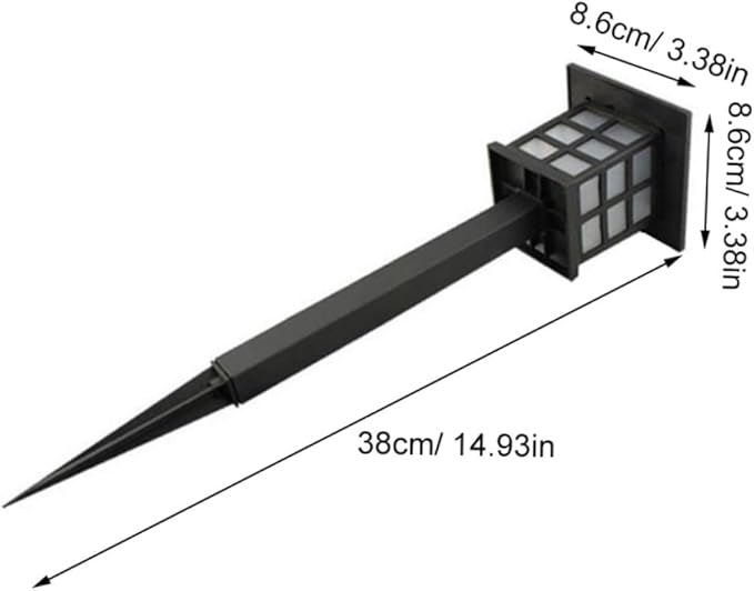ARTIBETTER 5pcs Solar Pathway Lights Solar Garden Lights for Outdoor Walkway Lawn Patio Driveway Automatic Easy Installation Black