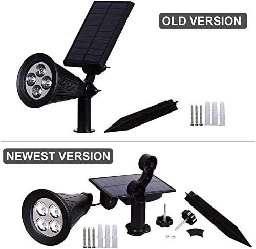 led Solar Landscape Lights,Waterproof Outdoor Solar Spotlight 2-in-1 Multi Use Outdoor Wall Lights, Decorative | Lumora