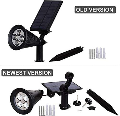 led Solar Landscape Lights,Waterproof Outdoor Solar Spotlight 2-in-1 Multi Use Outdoor Wall Lights, Decorative Lights for Outdoor, Garden, Lawn, Pathway, Party & Christma (Pink)