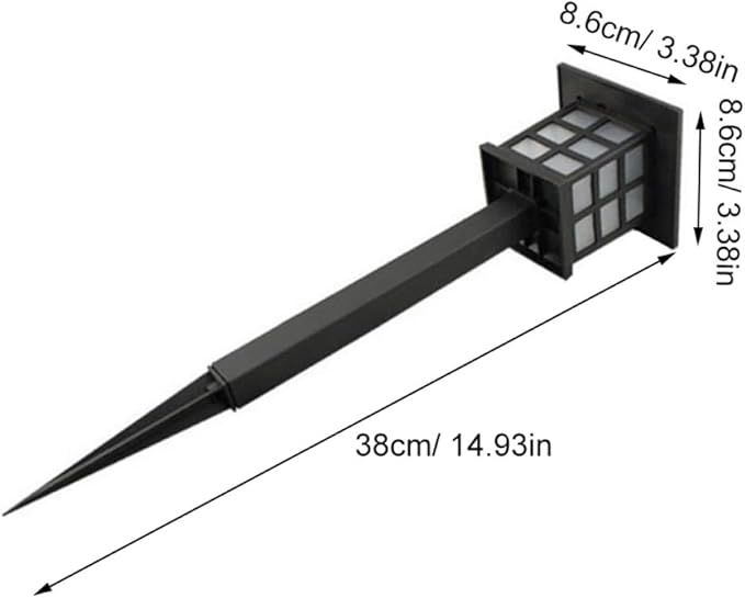 Homoyoyo 5pcs Solar Led Ground Lamp Outdoor Solar Lights for Pathway Garden Walkway Driveway Warm Light