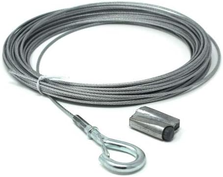 Globe Light Suspension Kit, Galvanized Steel Cable, 60 ft., Attachments Included | Lumora