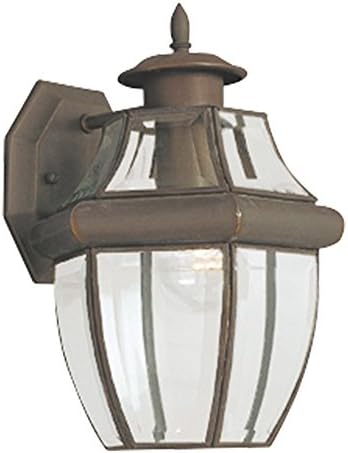 Generation Lighting 8038-71 Lancaster Traditional One - Light Outdoor Wall Lantern Outside Fixture, Antique Bronze Finish
