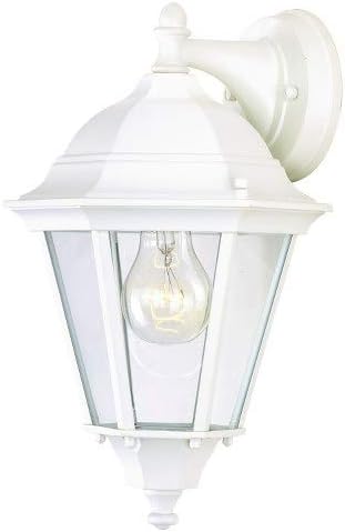 Maxim Westlake-1 Light Outdoor Wall Lantern in Mediterranean Style-9.5 Inches Wide by 24 inches high-White Finish | Lumora