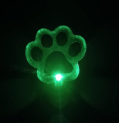 Starry Illuminate 1 PCS Solar Color Changing Style Garden Stake Light Pathway Stake Light (Dog Paw)