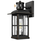 VerRon 13in Motion Sensor Porch Light, Dusk to Dawn Outdoor Light Fixtures