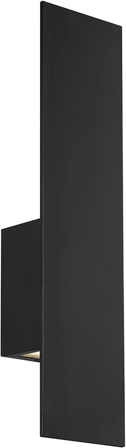 WAC Lighting dweLED, Icon 20in LED Indoor and Outdoor Wall Light 3000K in Black