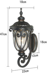 European Retro Outdoor Wall Lamp,Fashion Garden S Lantern Down Light,Waterproof Patio Lighting Sconce, Balcony | Lumora