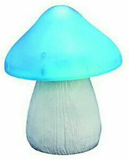AOLI Solar Mushroom LED Light Waterproof Outdoor Garden Yard Landscape Lamp Decor (Blue)