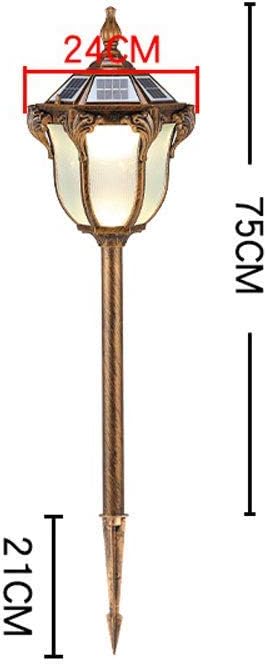 Solar Led Garden Lights Outdoor Die-Cast Aluminum Pathway Lighting Glass Ground Lamps Christmas Decorations Light for Yard, Lawn Walkway Deck Driveway Waterproof Solar Powered Lights,Bronze