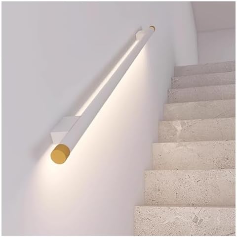 LED Stair Light with Sensor - Wall-Mounted Aluminum Alloy Railings for Indoor/Outdoor Stairs & Decks (Black, 100cm) | Lumora