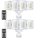 100W LED Security Lights Motion Sensor Outdoor D2D Floodlight Bright Remote