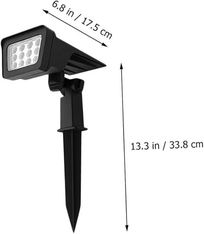 POPETPOP Solar-Powered Garden Stake Light Led Outdoor Night Light Ground Pathway Lamp Solar Projection Lamp Eco-Friendly