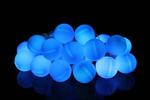 ELEOPTION Smartyard Led String Lights Solar Powered Outdoor Waterproof Night Light Decorative Lights for Outside Garden Camping Patio Party Holiday Wedding (Ball, White)