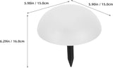 Solar Energy Hemisphere Pathway Light Garden Stake Lamp for Lawn Patio Landscape Decor Warm Glow Outdoor Ground | Lumora