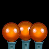 100 Foot G40 Outdoor Patio String Lights with 125 Orange Globe Bulbs – Indoor Outdoor String Lights – Market Bistro | Lumora