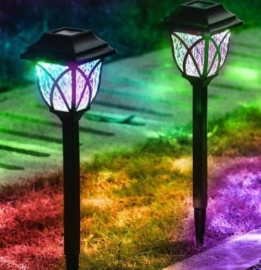 Solar Garden Lights, 6 Pack LED Outdoor Waterproof Lawn Lights, Landscape Lighting for Garden, Landscape, Path | Lumora