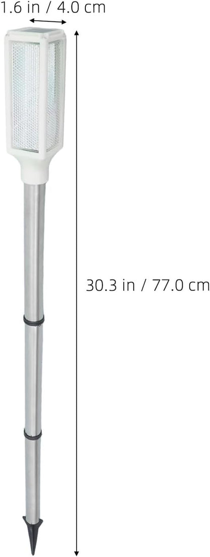 IMIKEYA Solar Pathway Lights Outdoor Solar Yard Stake Lamp for Garden Lawn Patio for Driveway Backyard Walkway