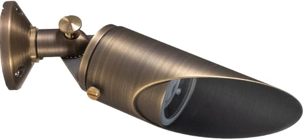 VOLT 12V Cast Brass Outdoor Downlight (Bronze) with Surface Mount for Low Voltage Landscape Lighting & Moonlighting | Lumora