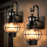 Lamomo 2-Pack Motion Sensor Wall Lights, Porch/Garage/Doorway